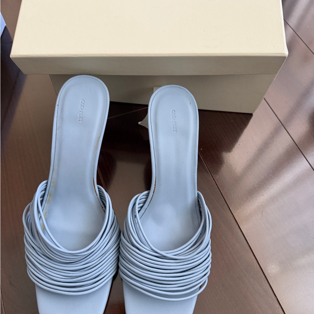 OAK + FORT Light Blue Women's Heels